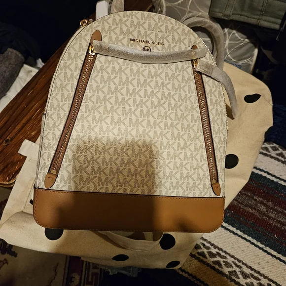 Michael Kors backpack used once MICHAEL Michael Kors | Bags | Authentic Mk Backpack Used  main image 2
